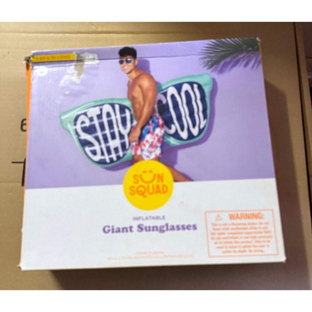 Sun squad giant sunglasses pool float